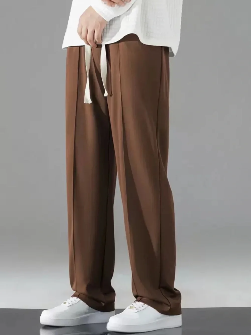 SHEIN Straight Pull-on Casual Pants - Picture 1 of 10